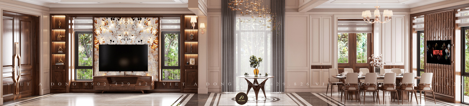 Độ bền của các sản phẩm nội thất nhà phố gỗ óc chó rất cao